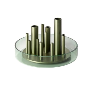 Fritz Hansen - Ikeru Vase Low Forest Green
