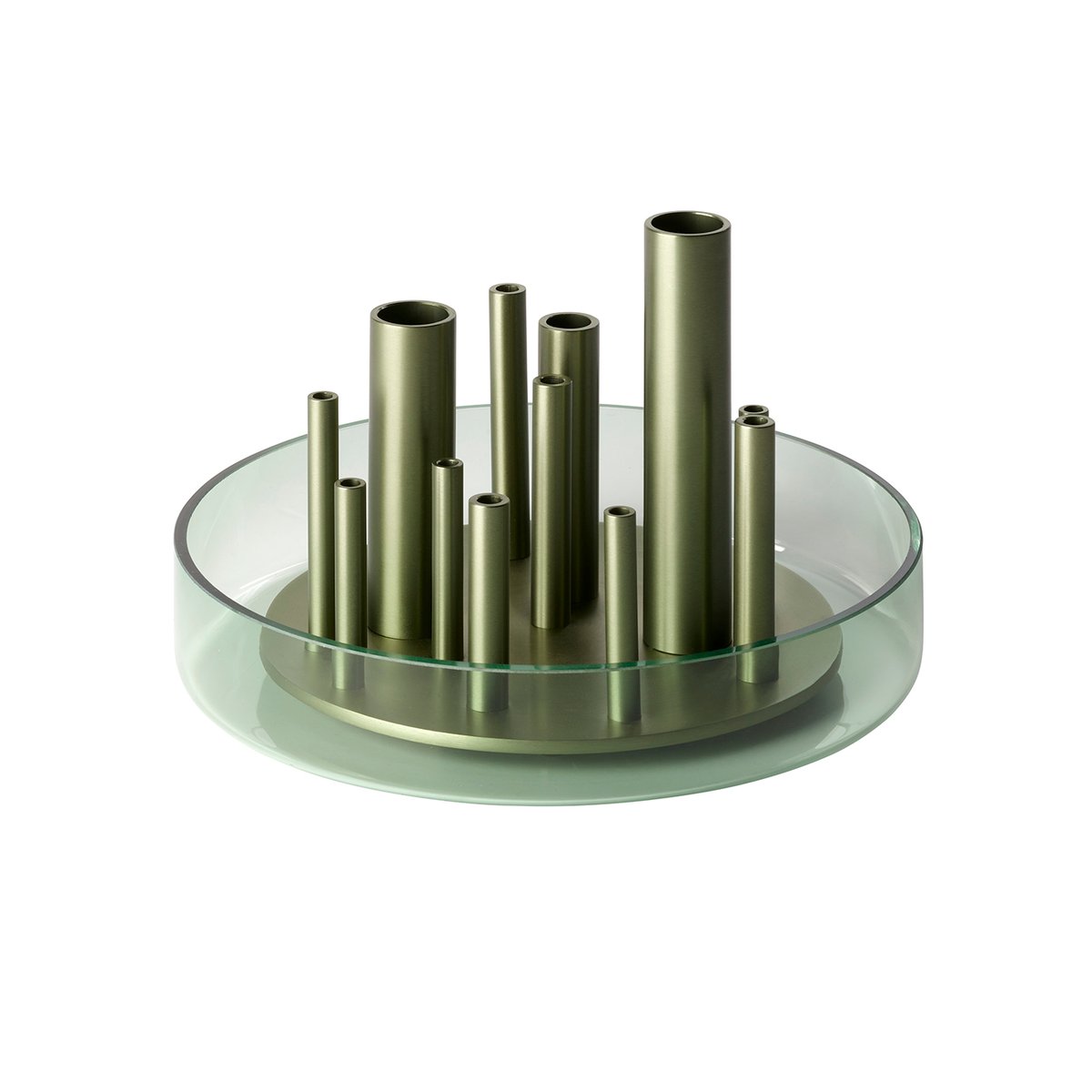 Fritz Hansen - Ikeru Vase Low Forest Green