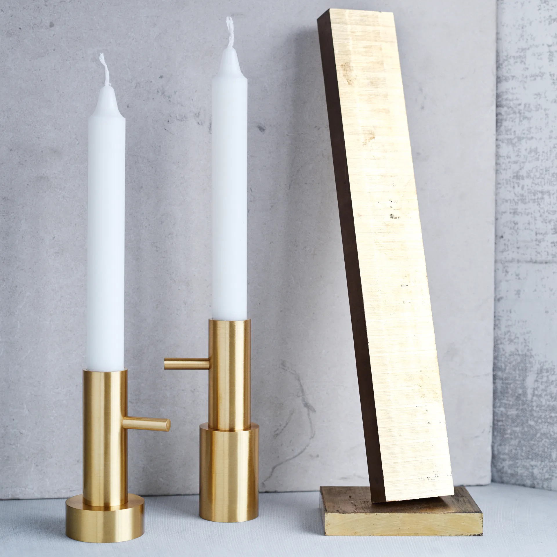 Jaime Hayon Single candle holder brass, #1 Fritz Hansen