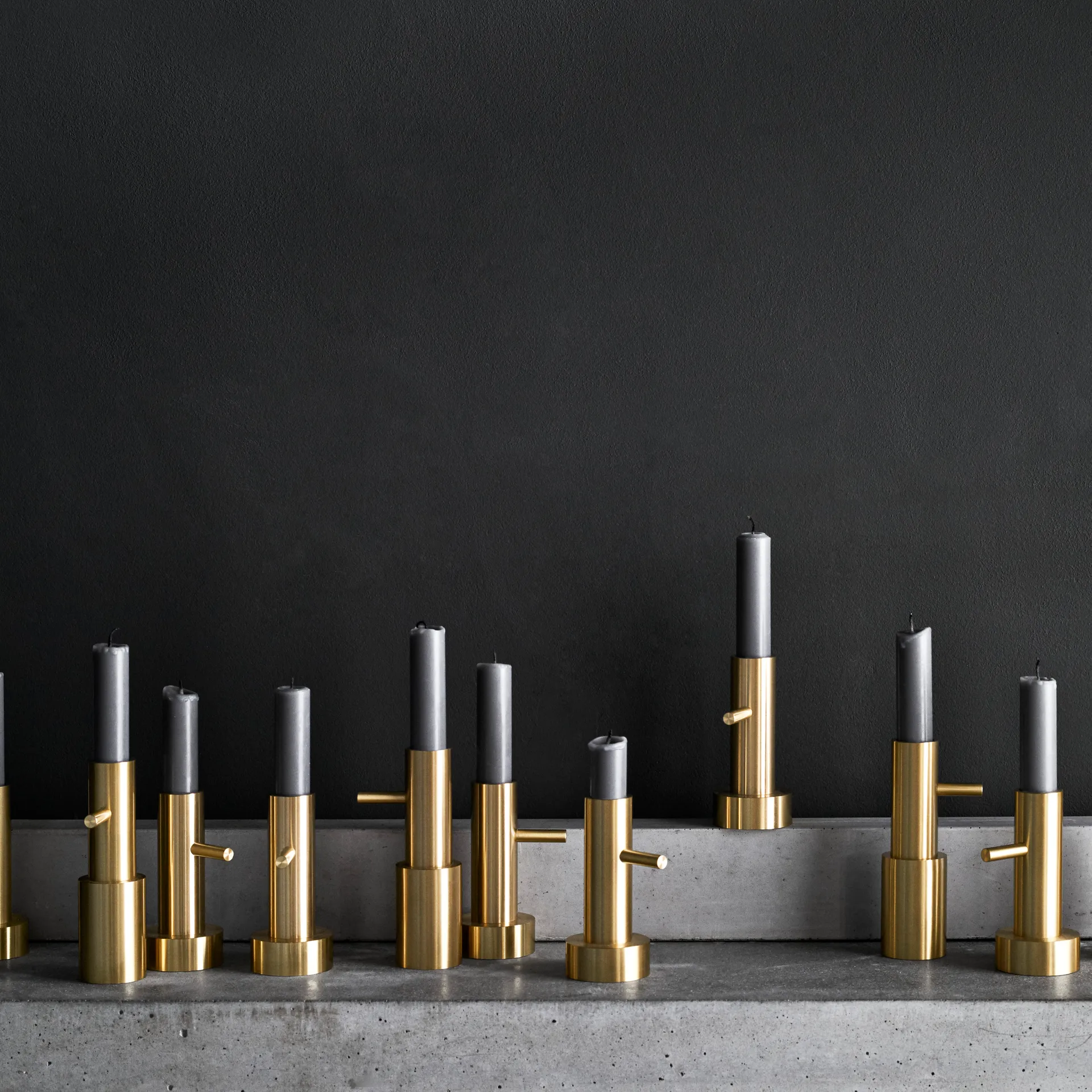 Jaime Hayon Single candle holder brass, #2 Fritz Hansen