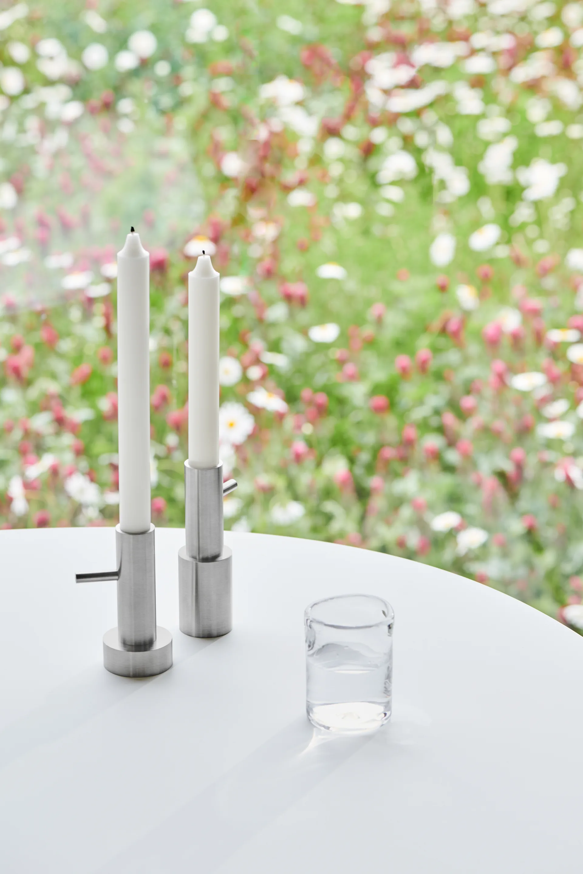 Jaime Hayon Single candle sticks stainless steel, #1 Fritz Hansen