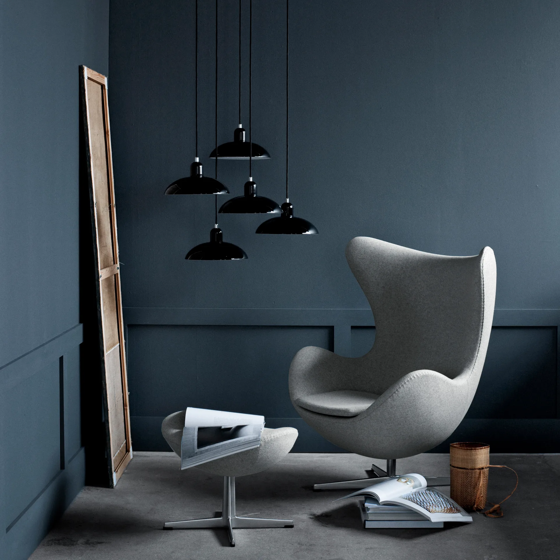 Kaiser Idell 6631-P pendant light, Black Fritz Hansen