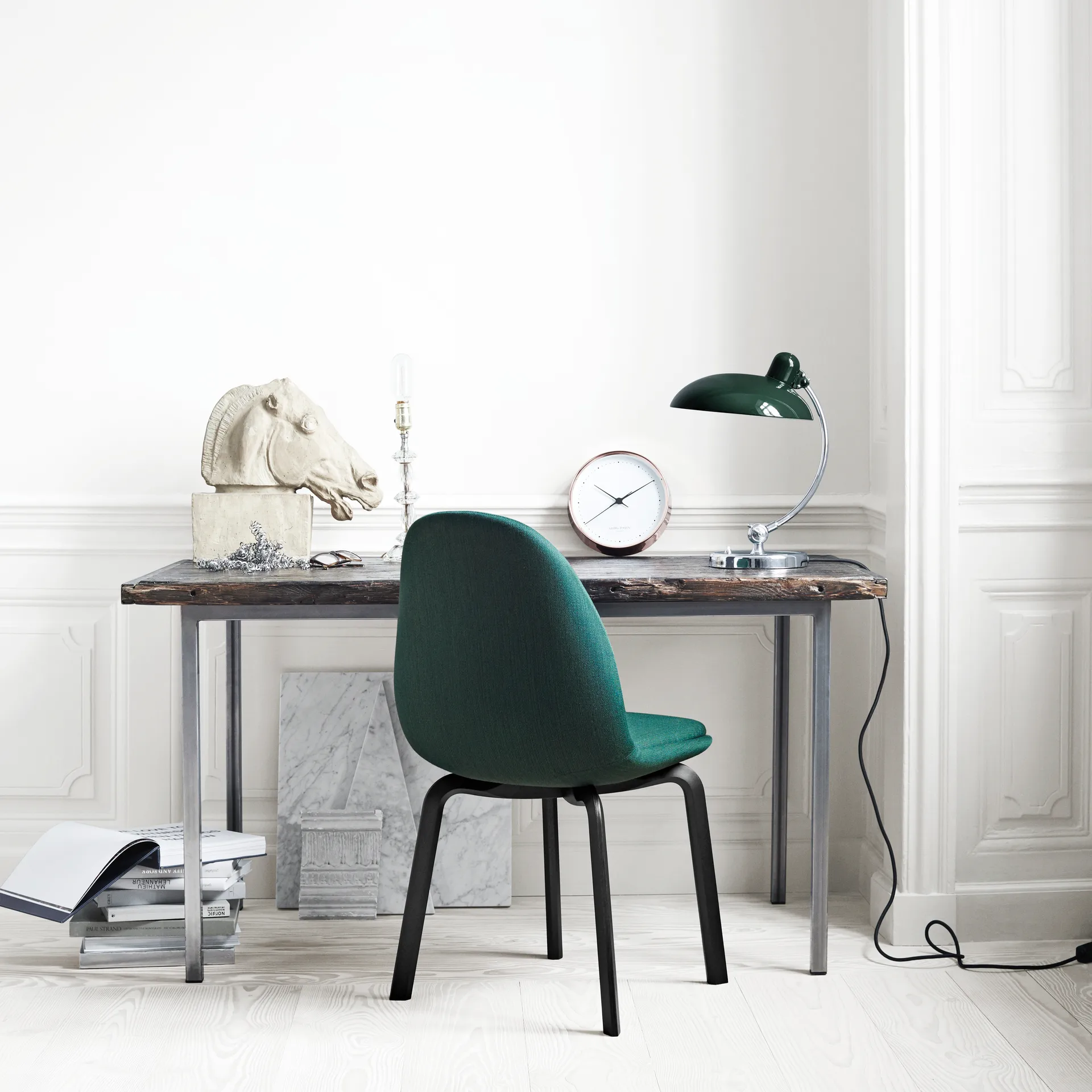 Kaiser Idell 6631-T Luxus table lamp, Dark green Fritz Hansen