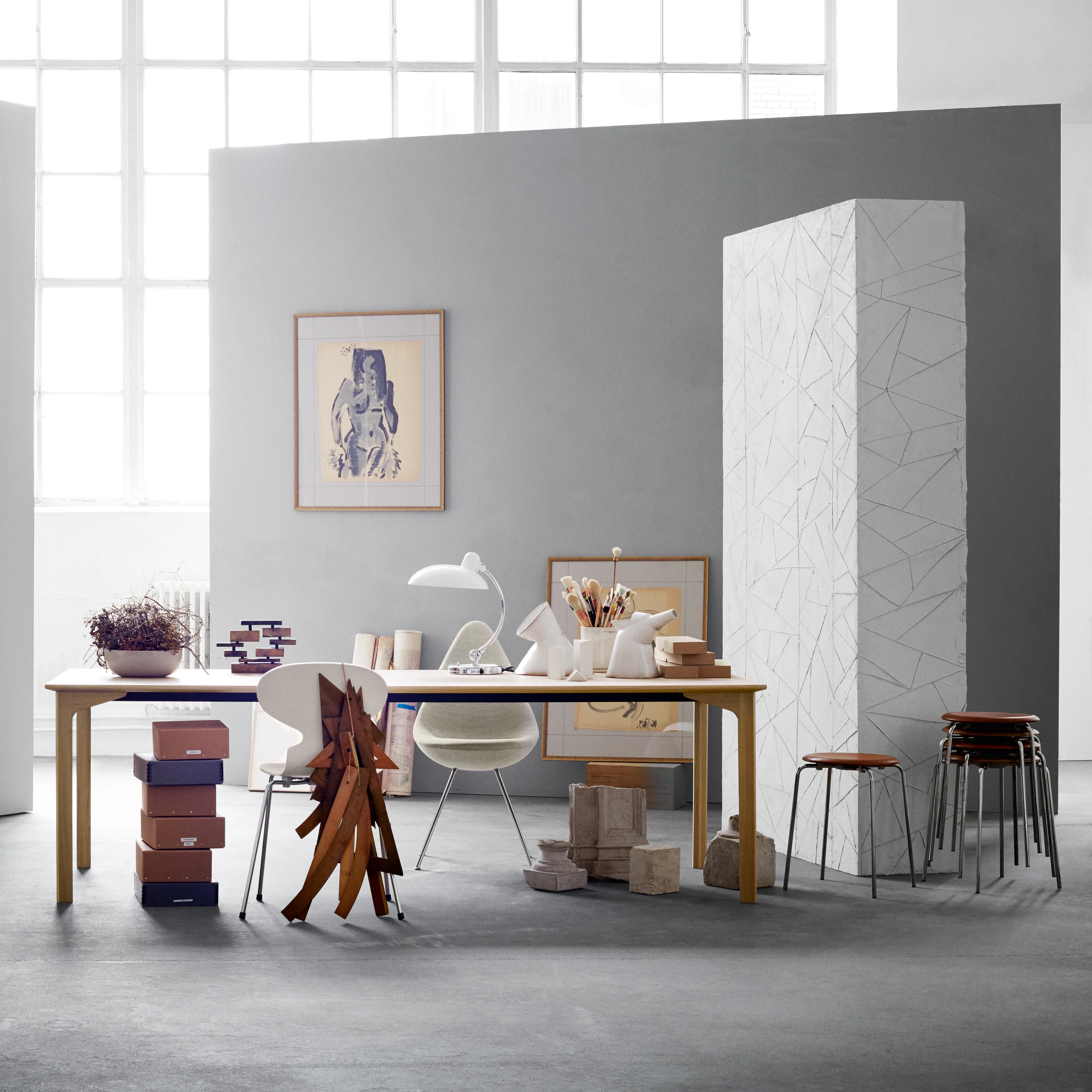 Kaiser Idell 6631-T Luxus table lamp from Fritz Hansen 