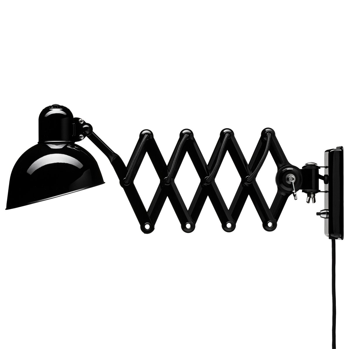 Fritz Hansen Kaiser Idell 6718-W wall lamp Black | Scandinavian Design | Wall lights | Black