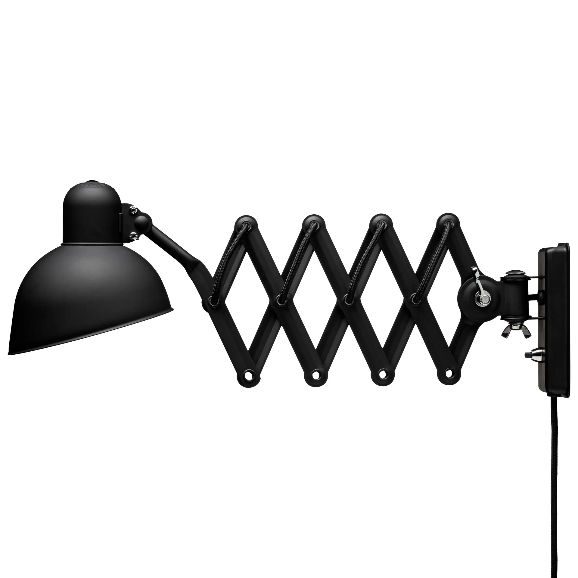 Kaiser Idell 6718-W wall lamp, Matte black Fritz Hansen