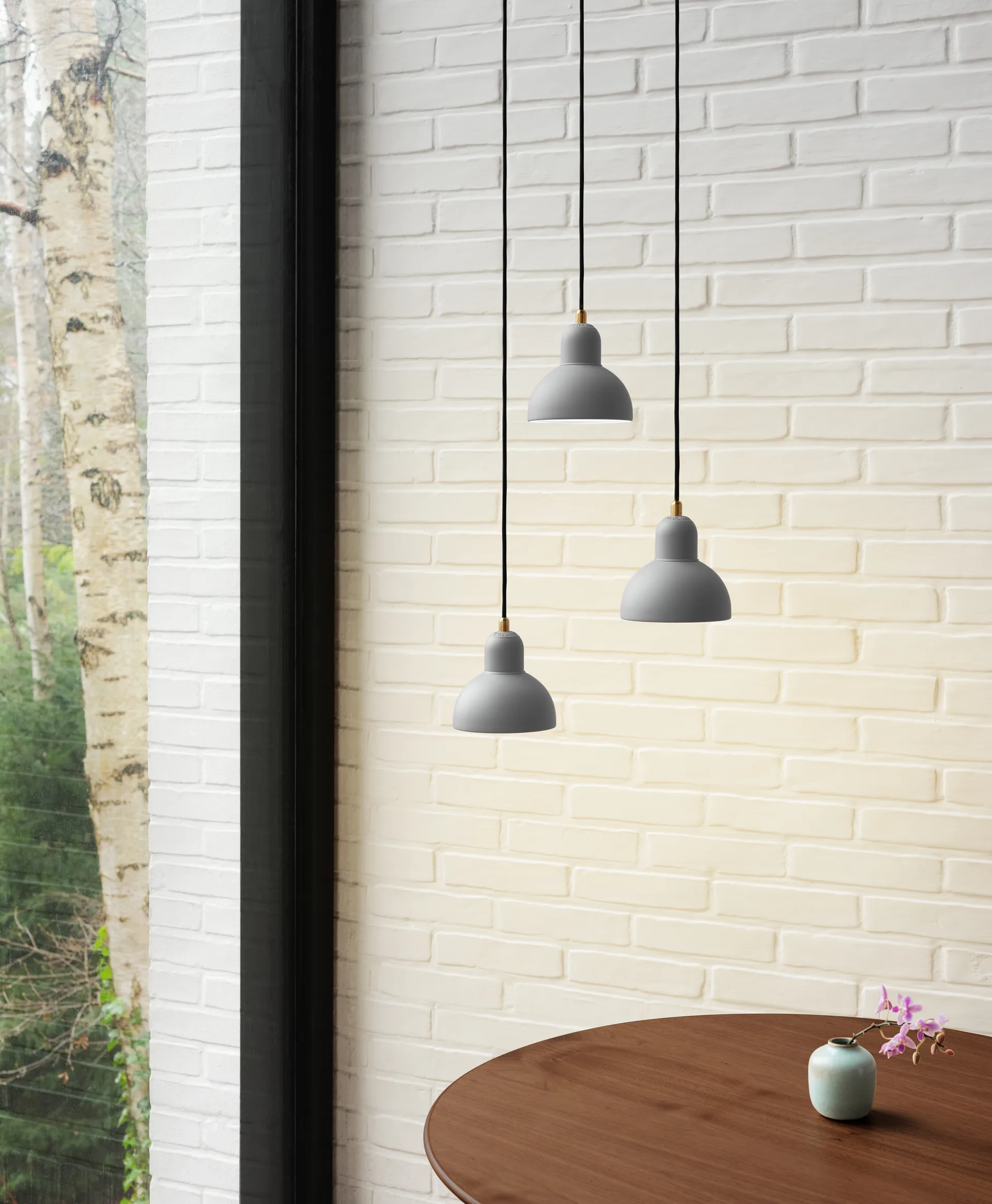 Kaiser Idell 6722-P pendant lamp, Easy Grey Fritz Hansen