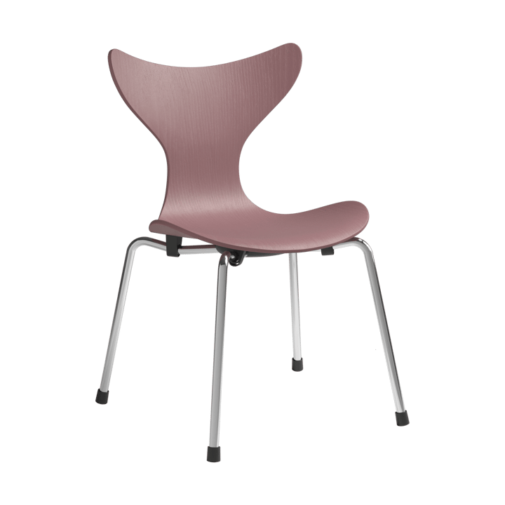 Liljan children's chair - Wild rose painted ash-chrome - Fritz Hansen