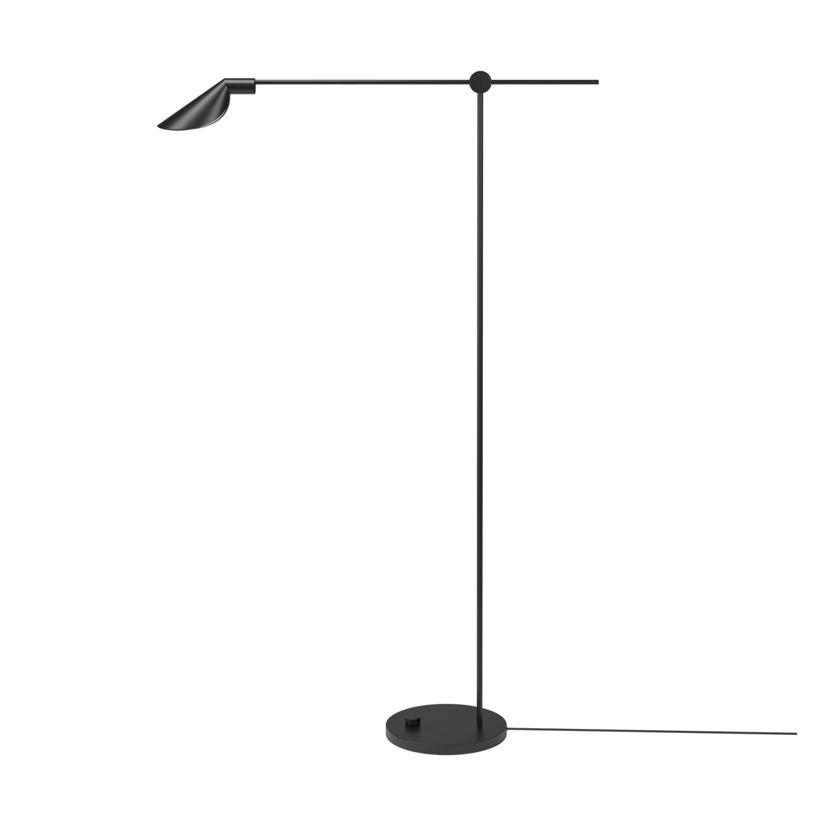 Fritz Hansen MS011 floor lamp Black | Scandinavian Design | Floor lamps | Black
