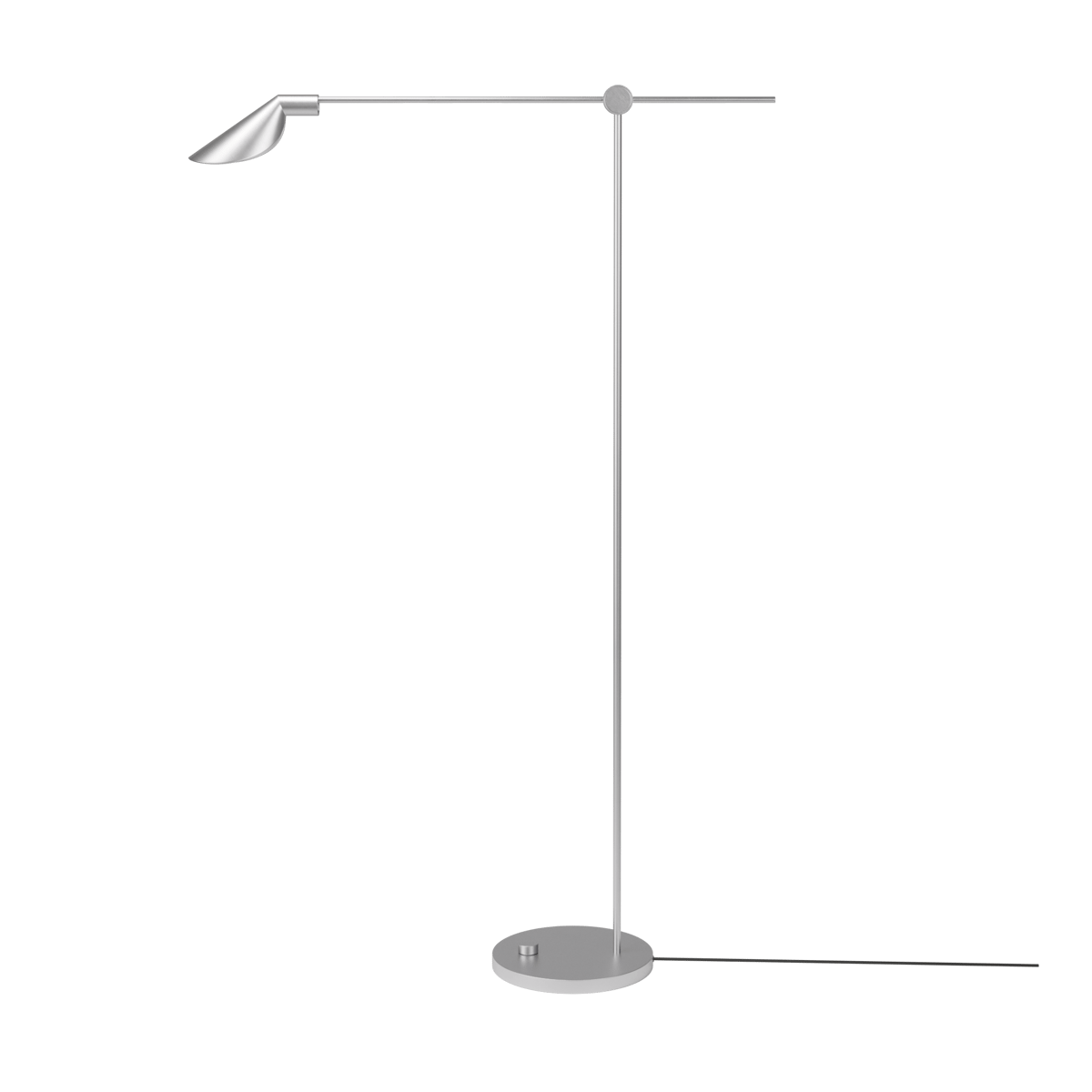 Fritz Hansen MS011 floor lamp Steel | Scandinavian Design | Floor lamps | Silver-coloured