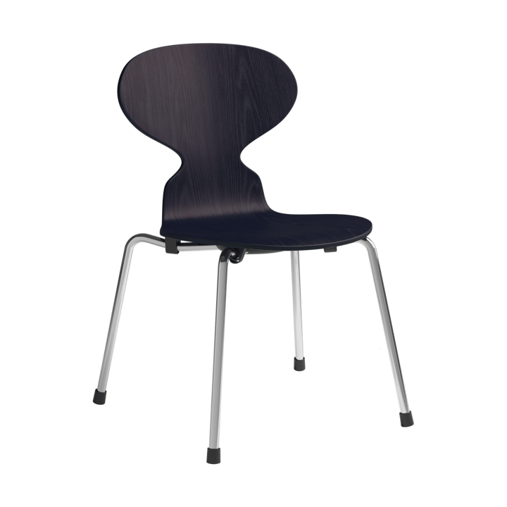 Myran children's chair - Midnight blue painted ash-chrome - Fritz Hansen