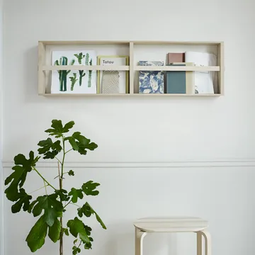 Norr magazine holder 120 cm - Oak - Fritz Hansen