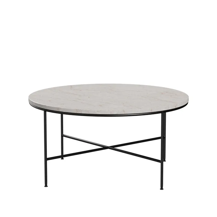 Planner MC300 coffee table - Marble cream-black - Fritz Hansen