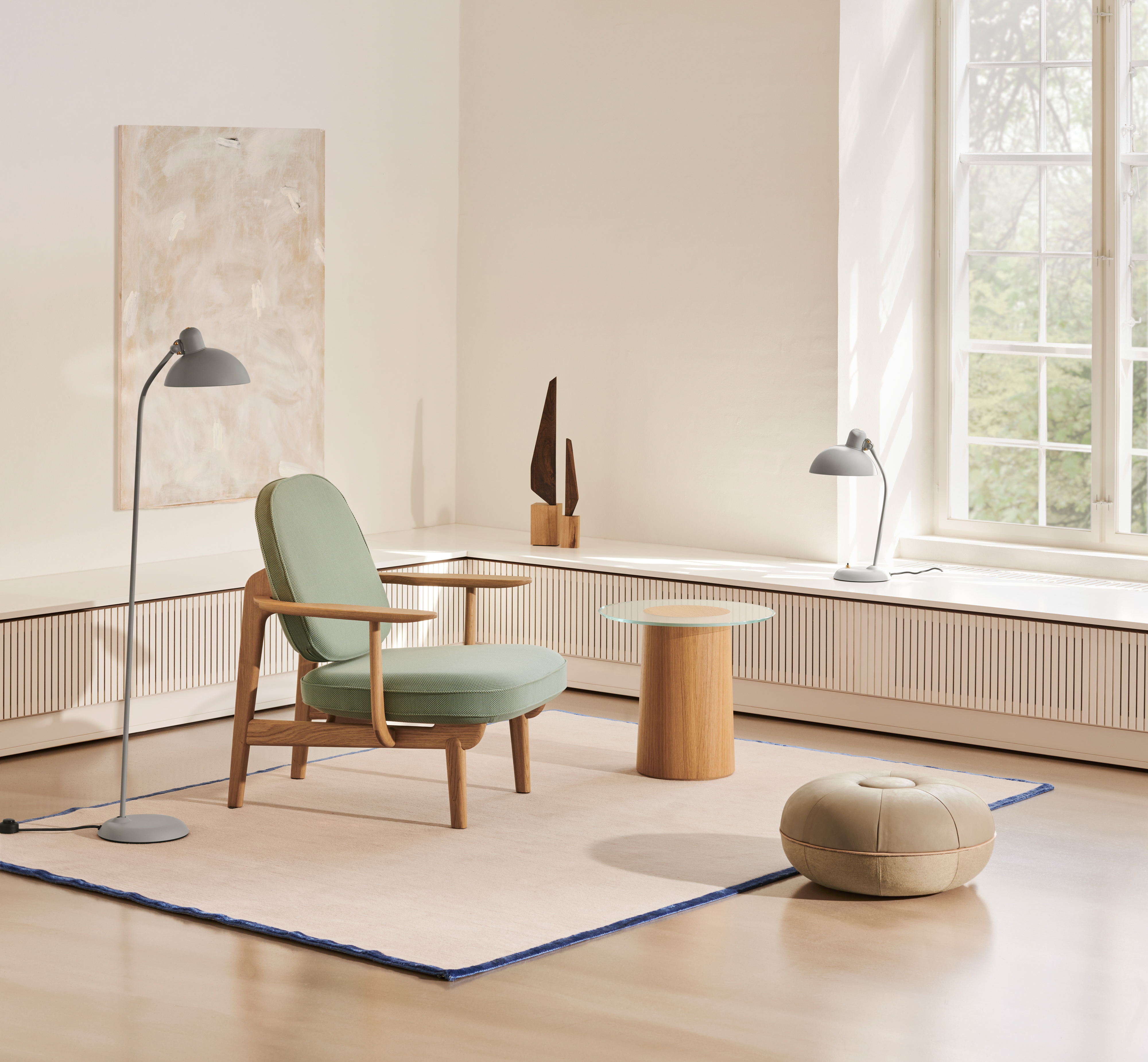 Pouf sit pouf large from Fritz Hansen - NordicNest.com