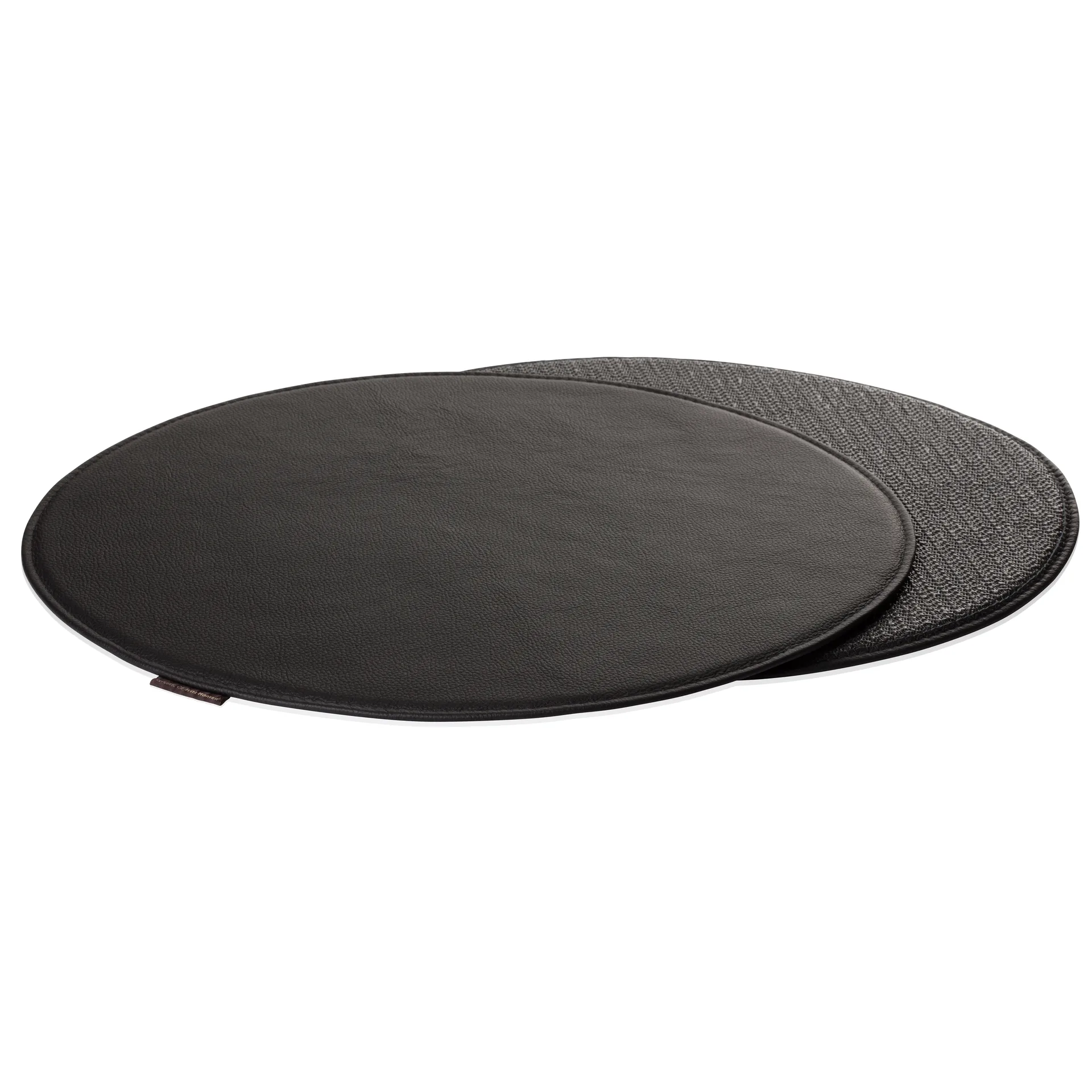 Series 7 chair pad leather, Black Fritz Hansen