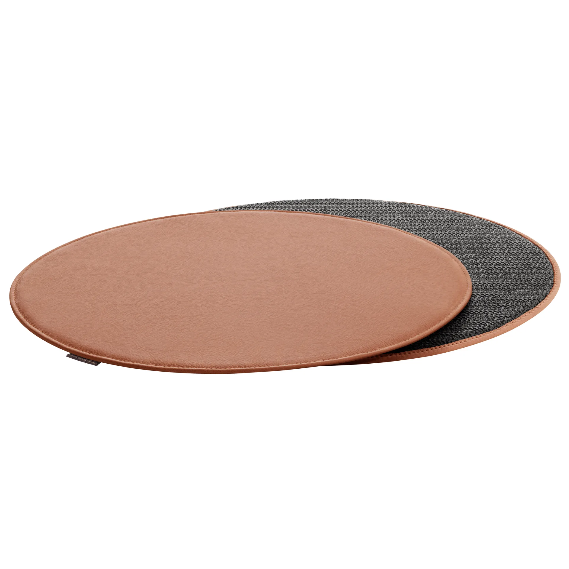 Series 7 chair pad leather, Brown Fritz Hansen