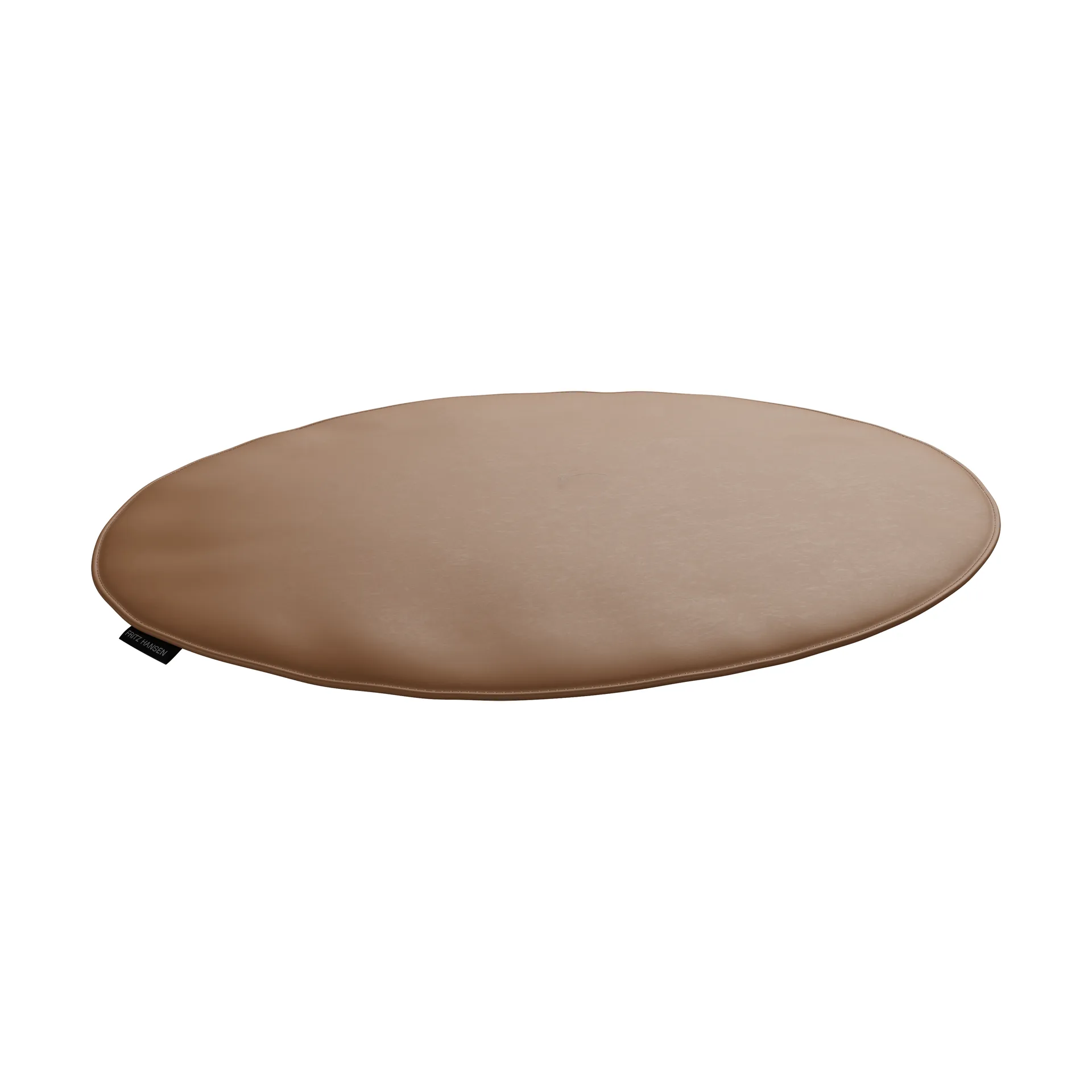 Series 7 chair pad leather, Wild leather Walnut Fritz Hansen
