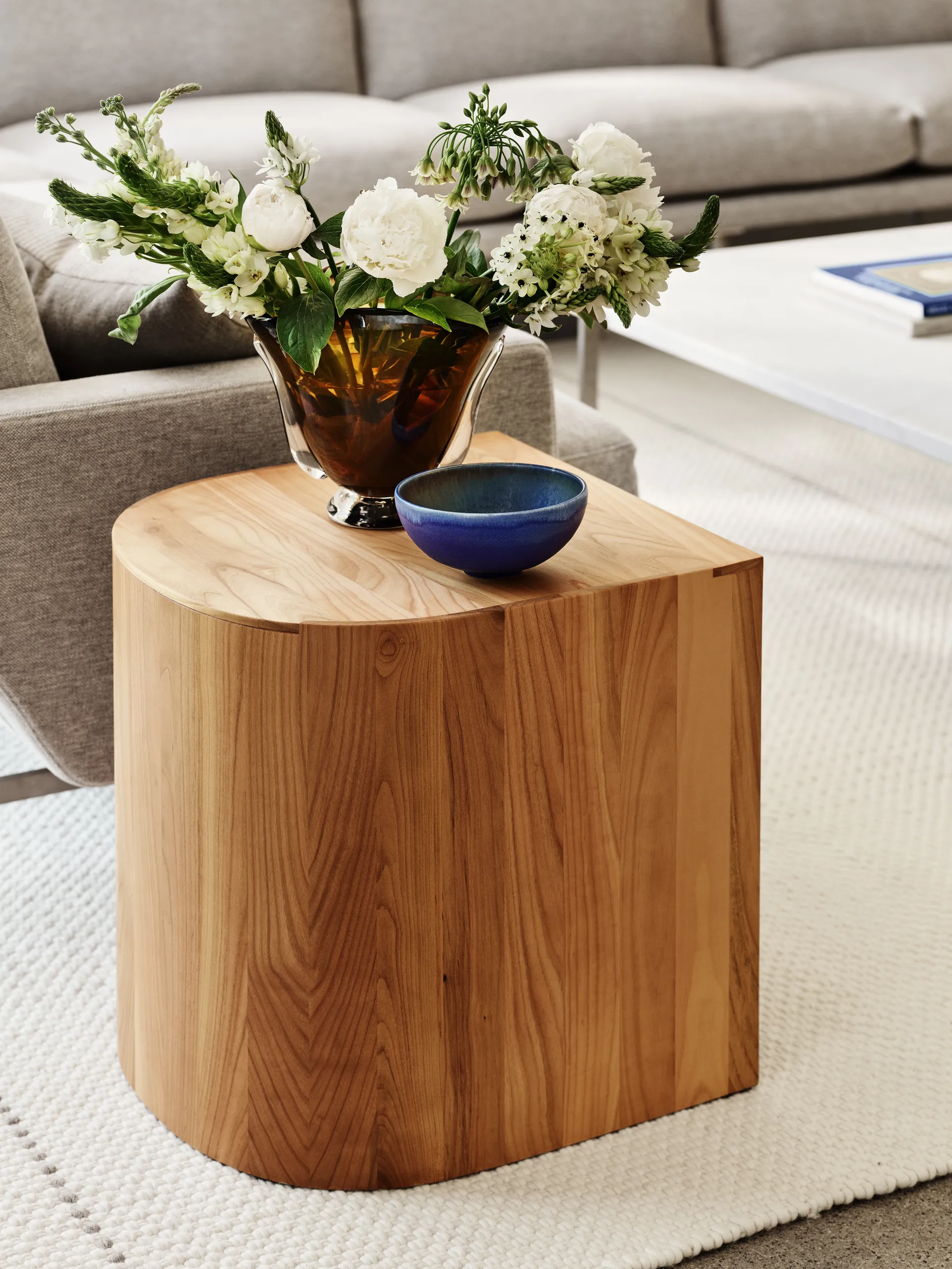 Taburet stool/side table, Oiled cherry Fritz Hansen