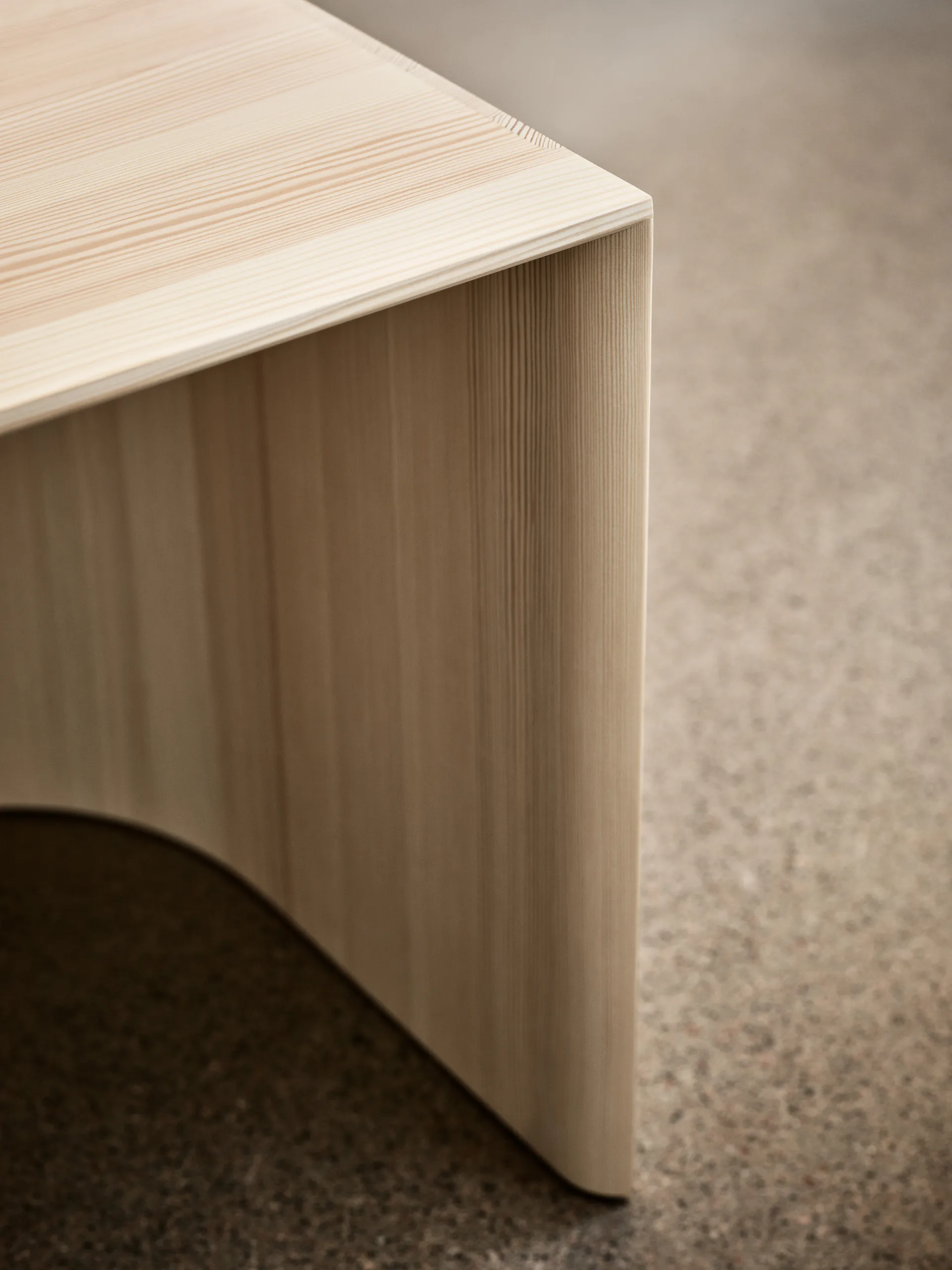 Taburet stool/side table, Oiled pine Fritz Hansen