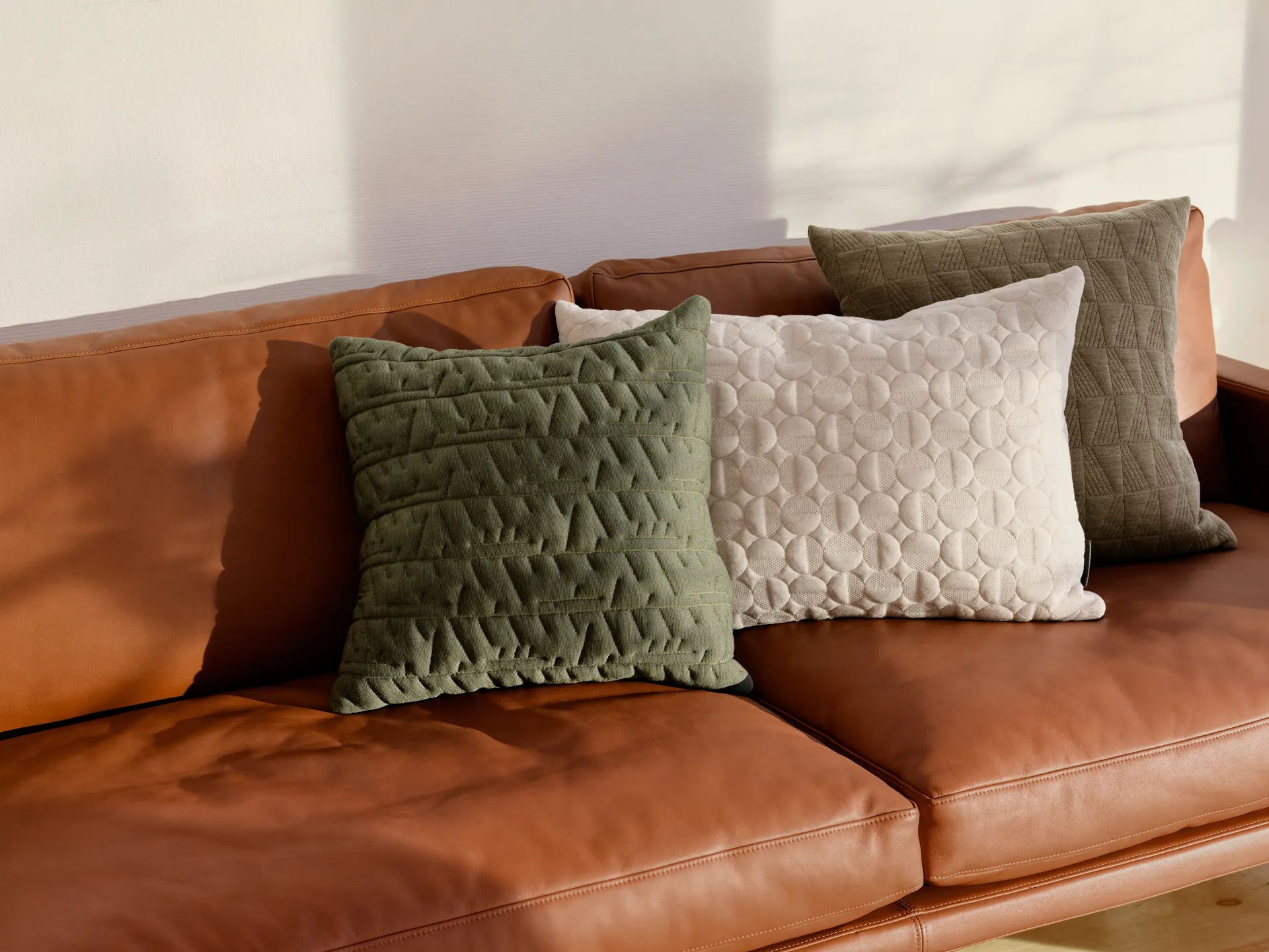 Tassel cushion 45x45 cm, Pale Green Fritz Hansen