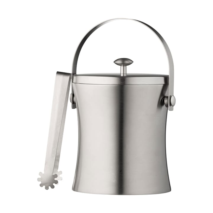 Function ice bucket with tongs - Stainless steel - Funktion