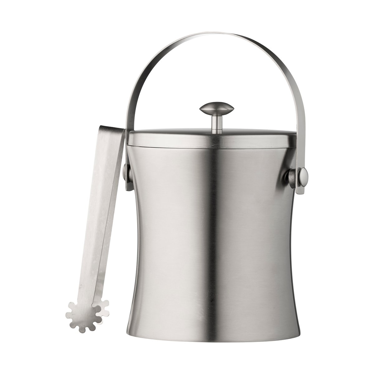 Funktion Function ice bucket with tongs Stainless steel