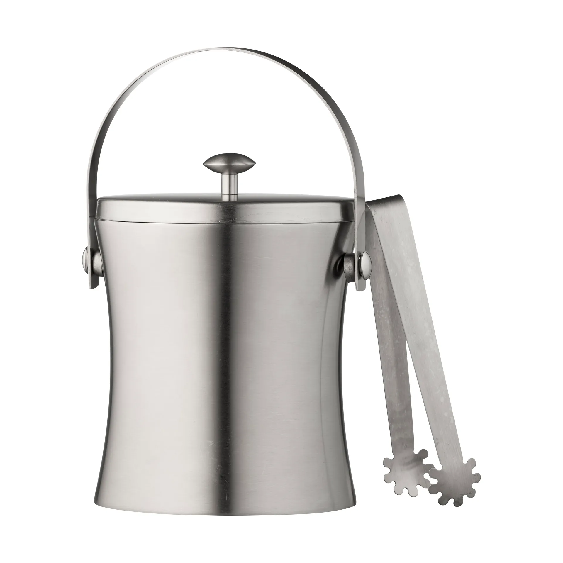 Function ice bucket with tongs, Stainless steel Funktion