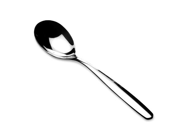 Funktion Function spoon Steel | Scandinavian Design | Table cutlery | Silver-coloured