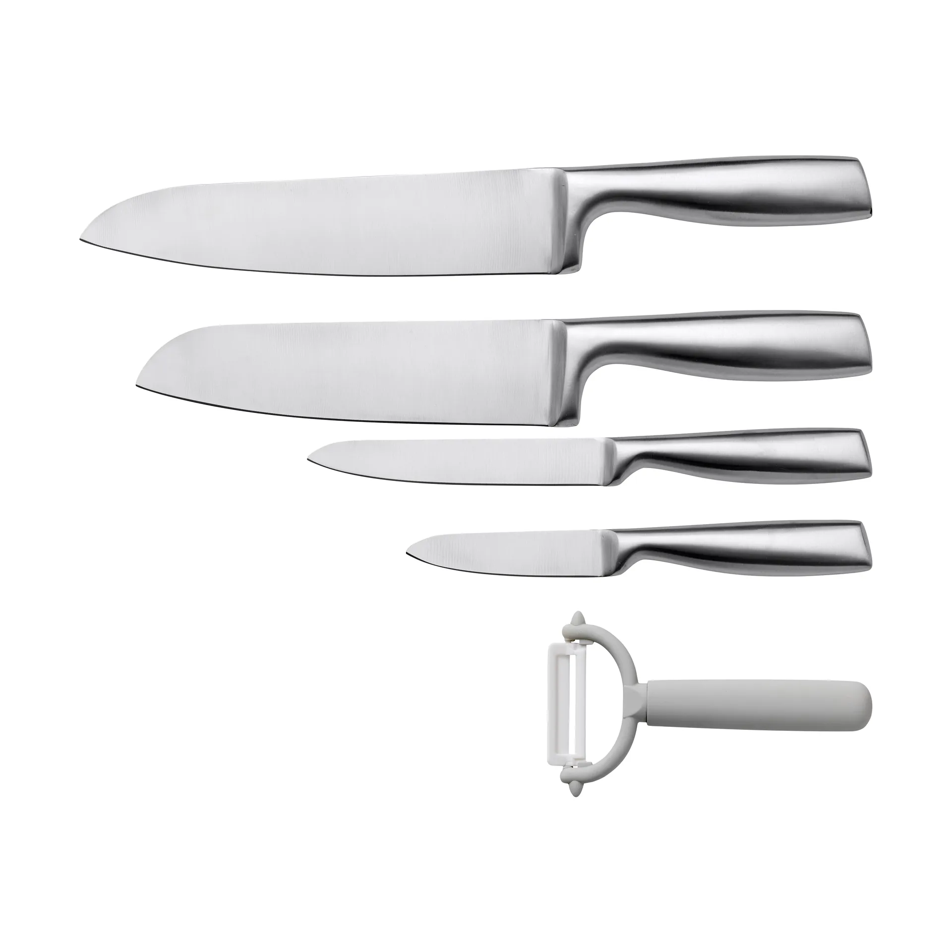 Funktion knife set 5 pieces, Steel Funktion