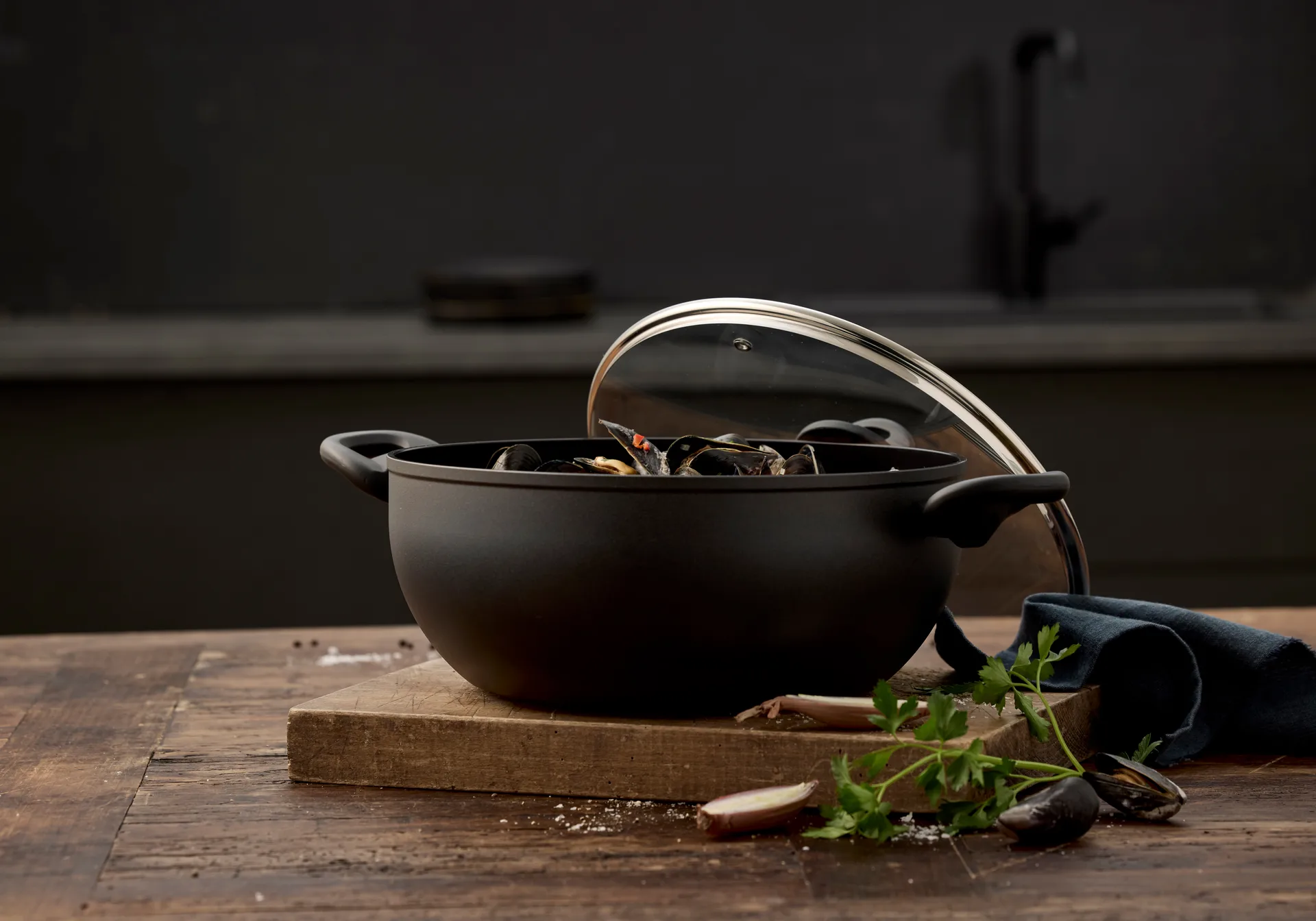 Funktion stew pot ceramica 6 liters, Black Funktion