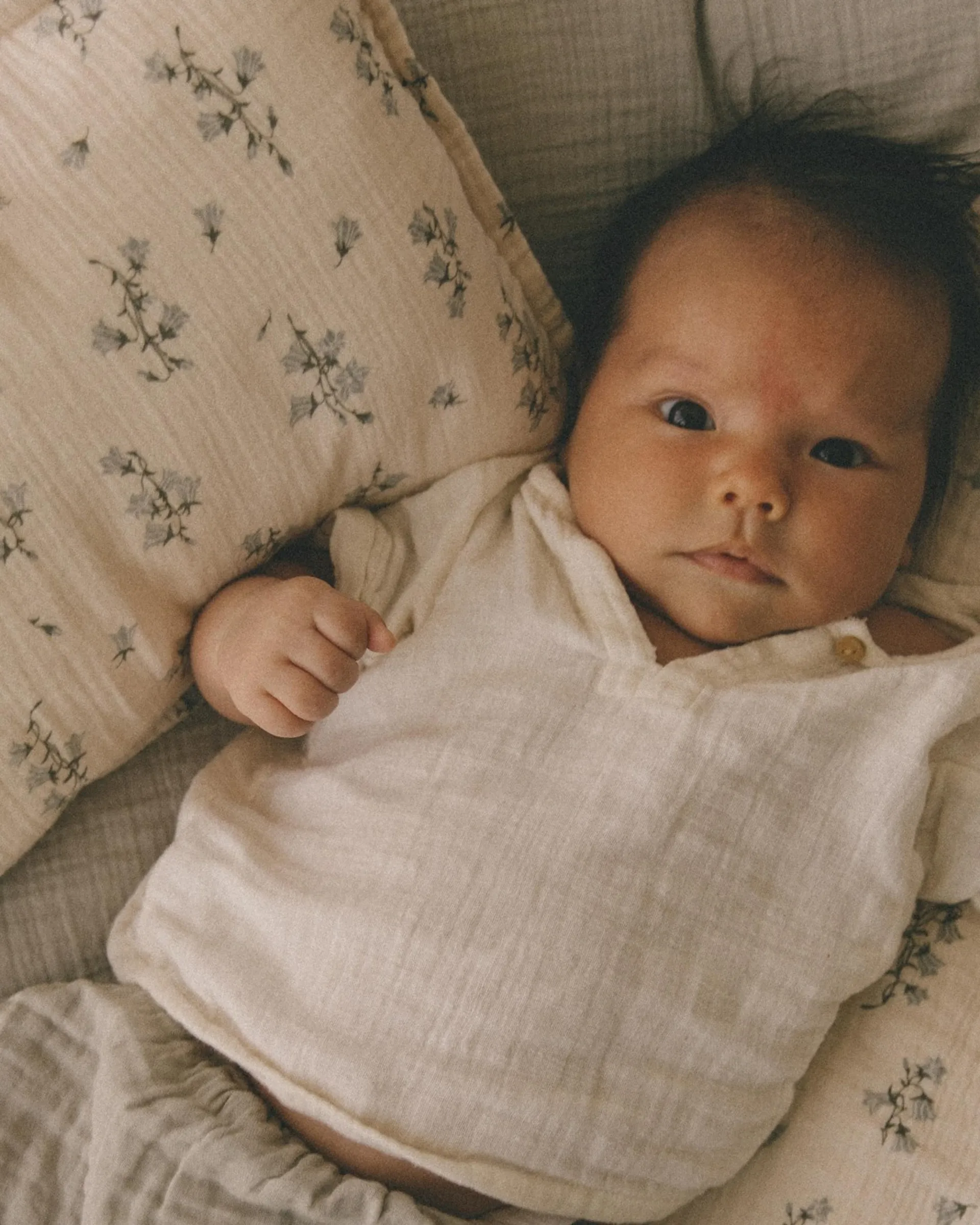 Bluebell Muslin bed set baby, 70x80 cm/28x35 cm Garbo&Friends