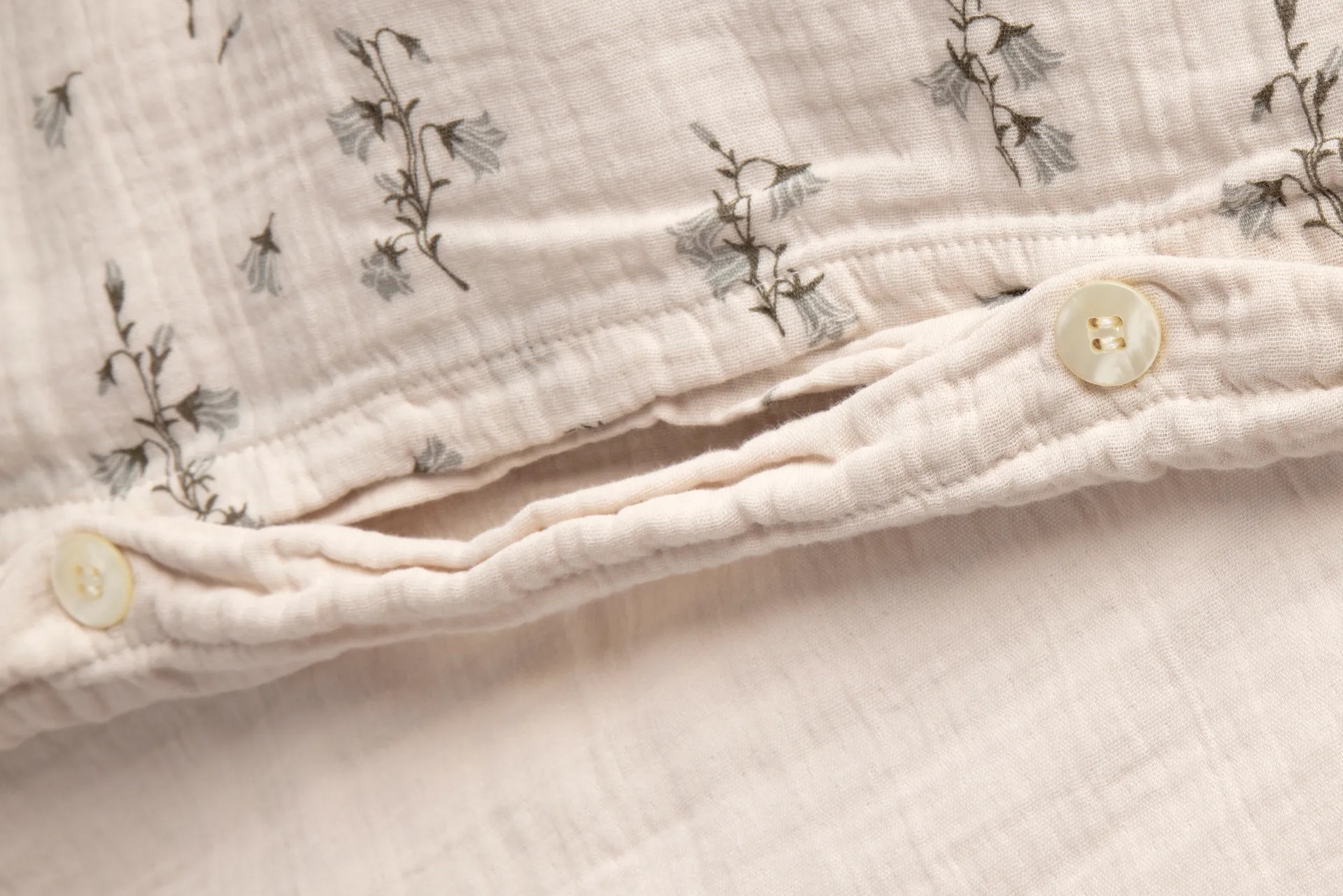 Bluebell Muslin bed set baby, 70x80 cm/28x35 cm Garbo&Friends