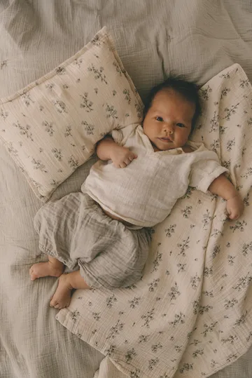 Bluebell Muslin bed set baby - 70x80 cm/28x35 cm - Garbo&Friends