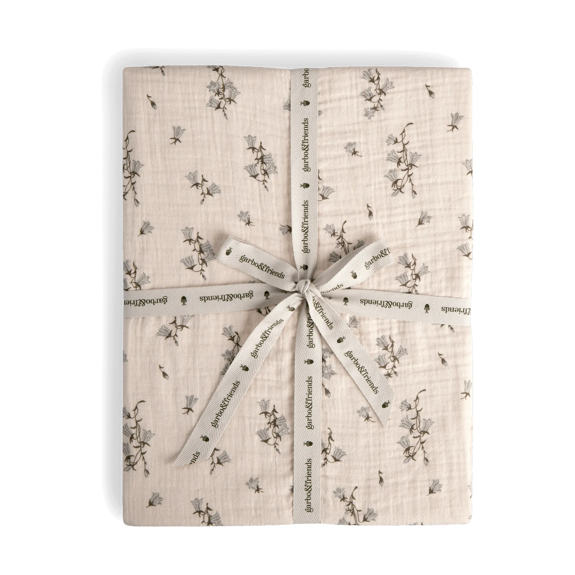 Bluebell Muslin fitted sheet, 70x140x20 cm Garbo&Friends