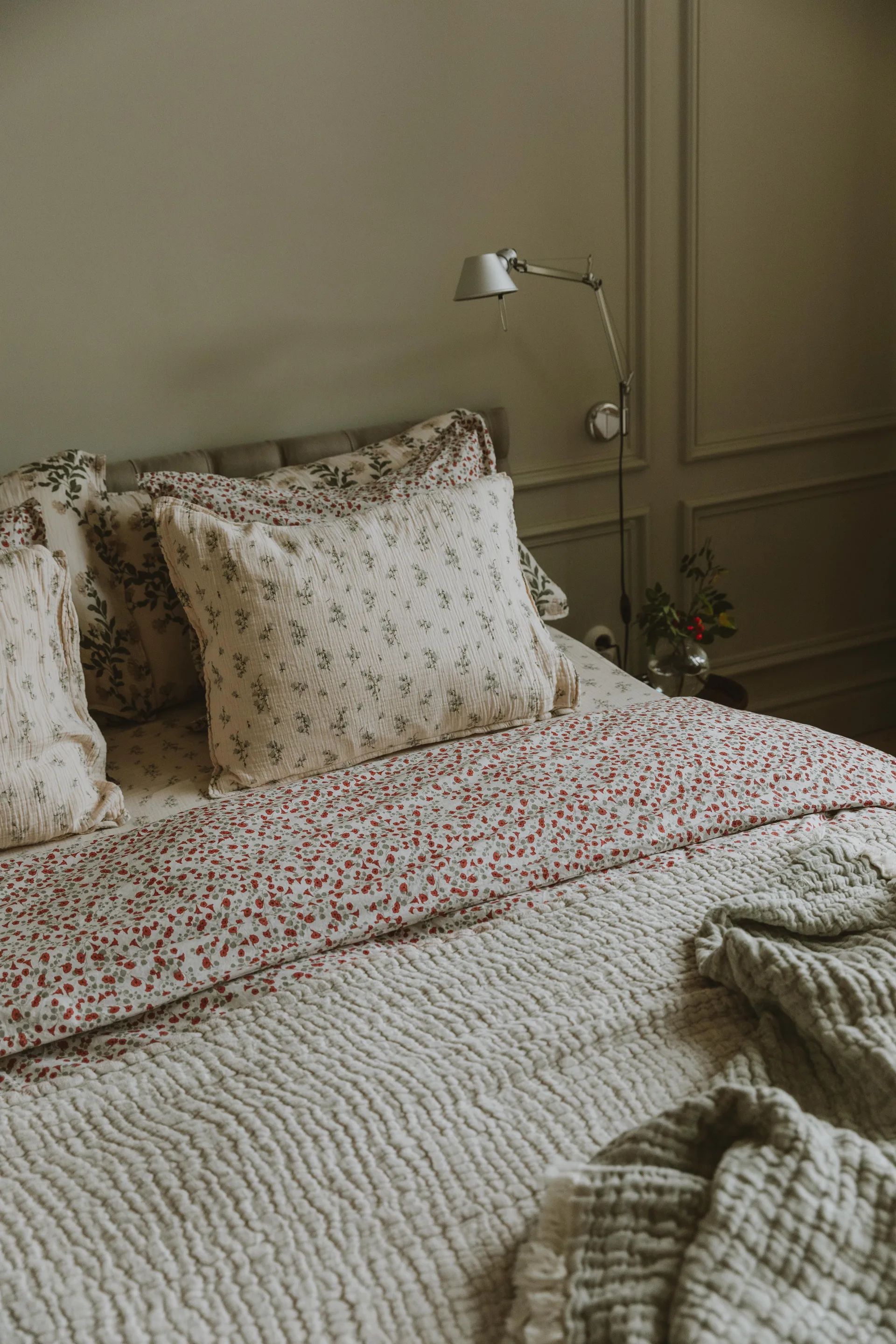 Bluebell Muslin pillowcase, 50x70 cm Garbo&Friends