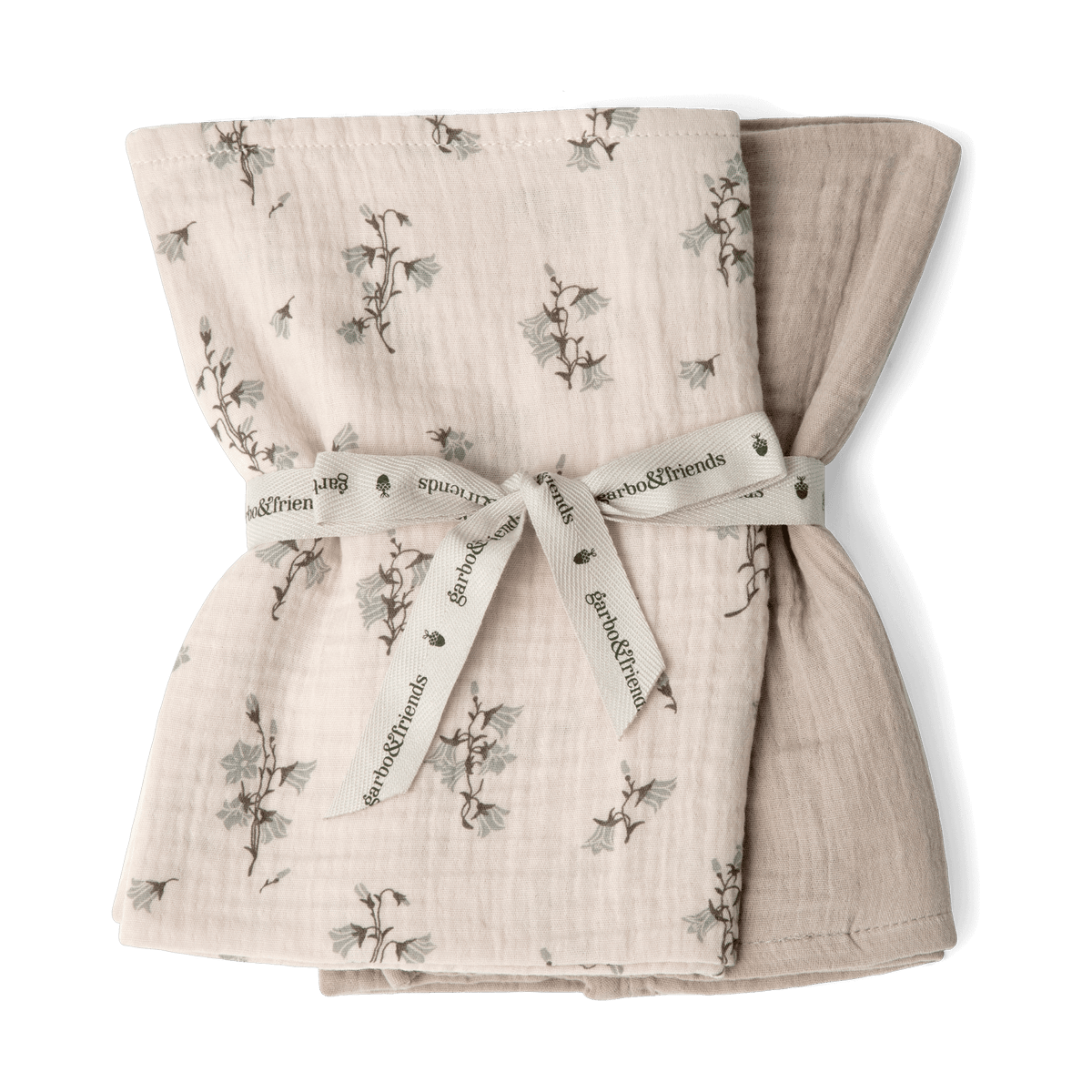 Garbo&Friends Bluebell Muslin small blanket 2 pieces 60x60 cm