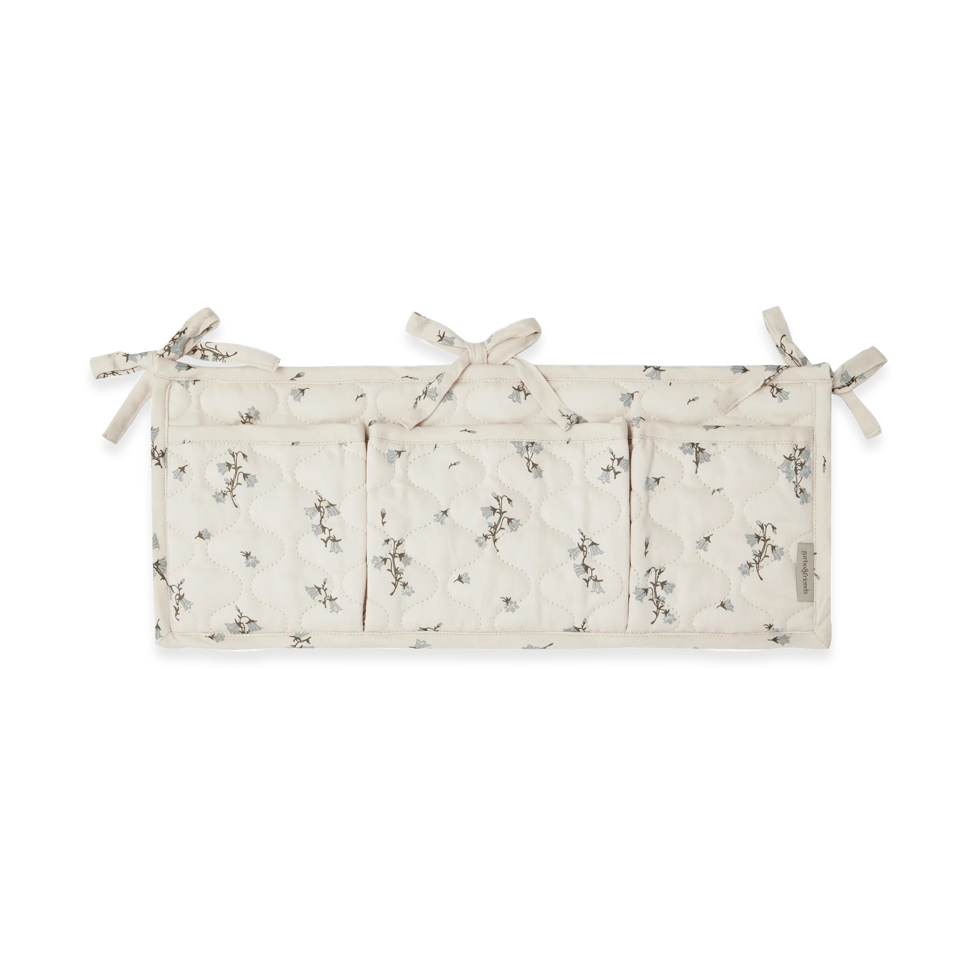 Bluebell satin quilted bed pocket, 18x43 cm Garbo&Friends