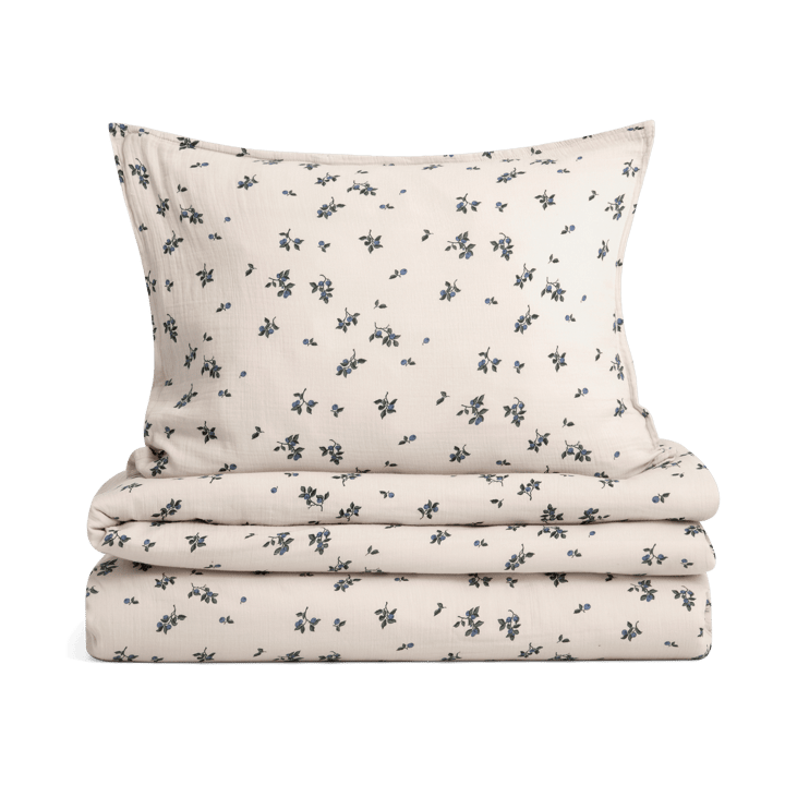 Blueberry Muslin bed set - 140x200 cm/50x70 cm - Garbo&Friends