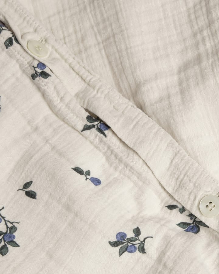 Blueberry Muslin bed set, 140x200 cm/50x70 cm Garbo&Friends
