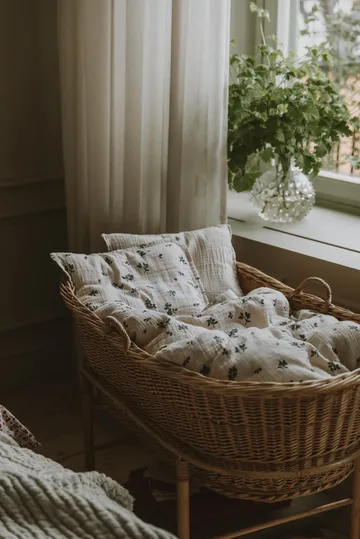 Blueberry Muslin bed set baby - 70x80 cm/28x35 cm - Garbo&Friends