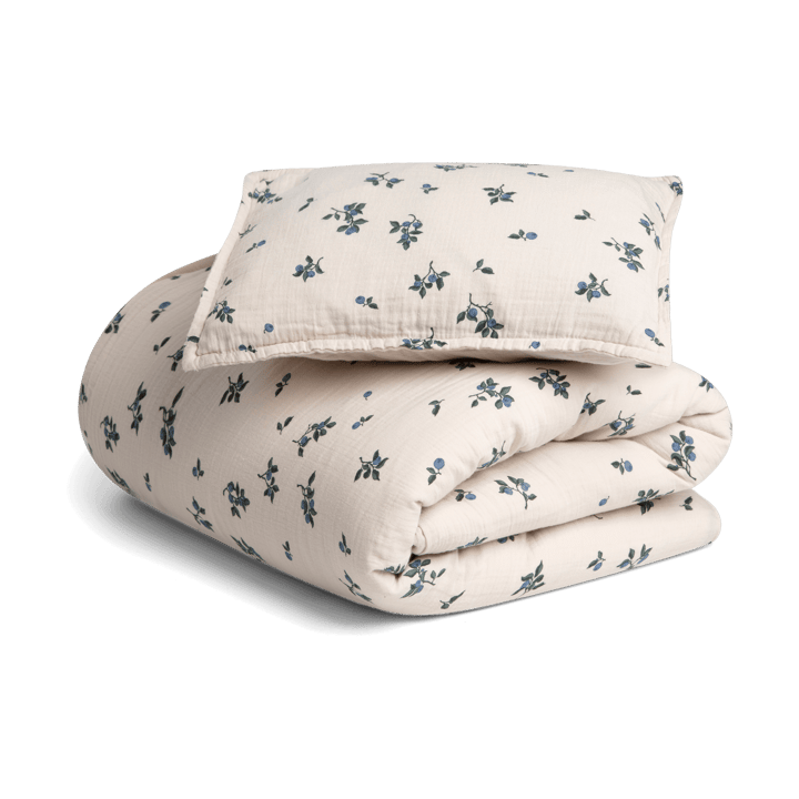 Blueberry Muslin bed set junior - 100x130 cm/35x55 cm - Garbo&Friends