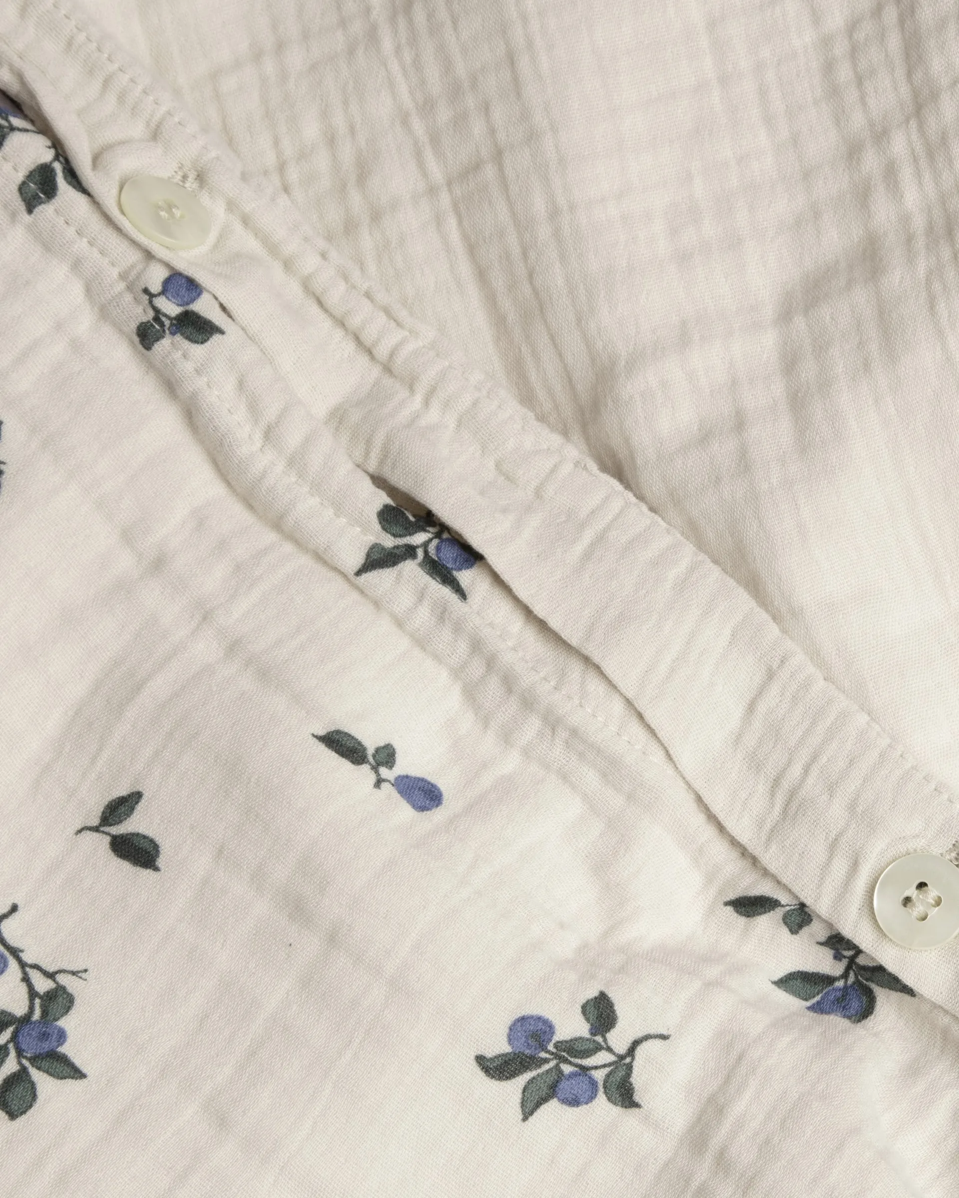 Blueberry Muslin bed set junior, 100x140 cm/40x45 cm Garbo&Friends