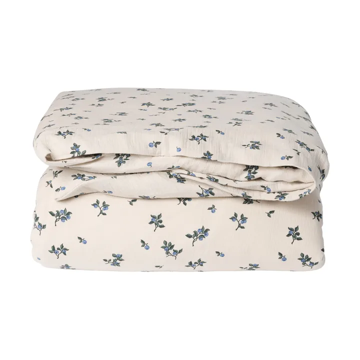 Blueberry muslin duvet cover - 135x200 cm - Garbo&Friends