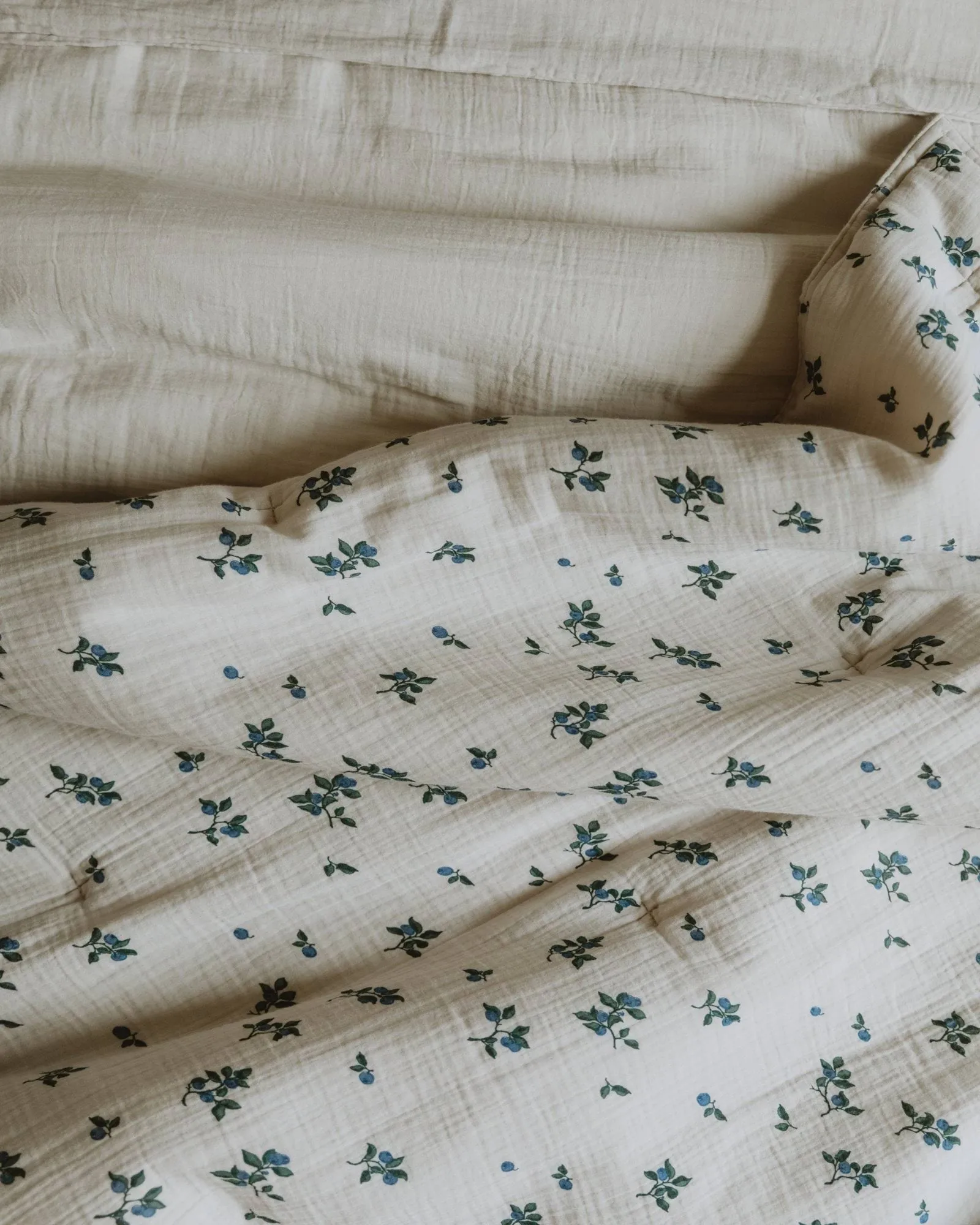 Blueberry muslin duvet cover, 135x200 cm Garbo&Friends