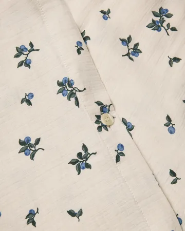 Blueberry muslin duvet cover - 150x210 cm - Garbo&Friends
