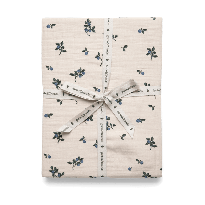 Blueberry Muslin fitted sheet - 70x140x20 cm - Garbo&Friends