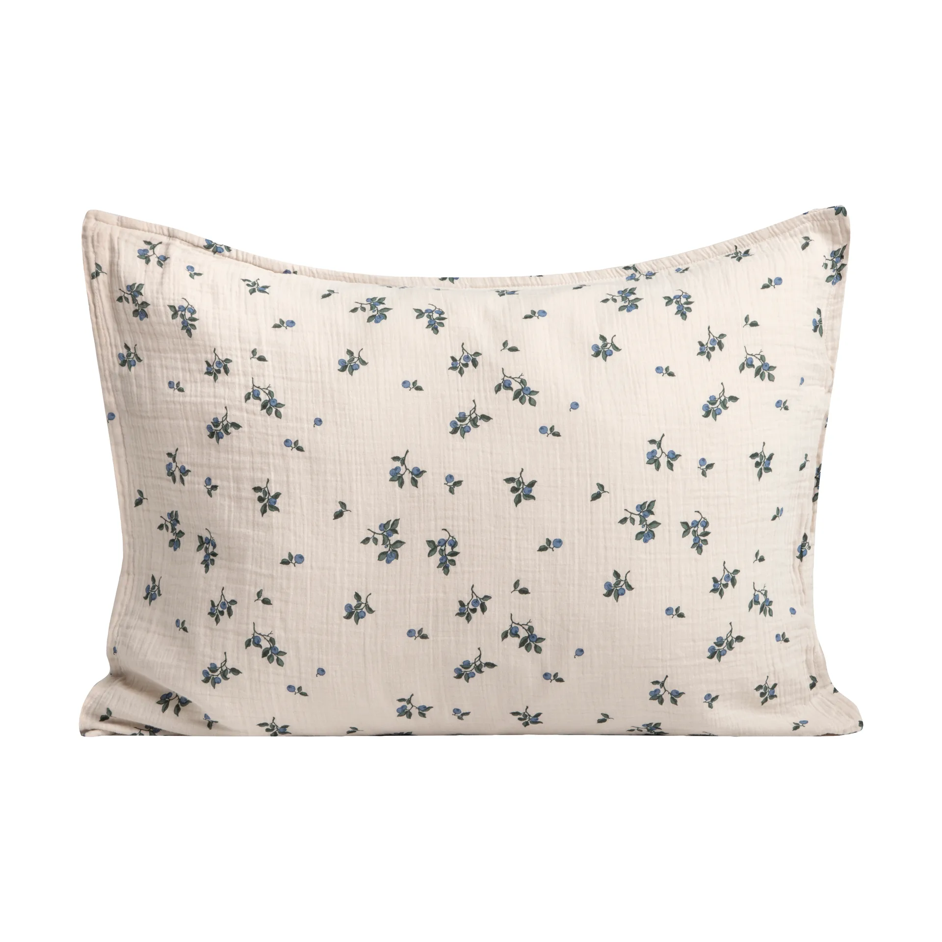 Blueberry Muslin pillowcase, 50x70 cm Garbo&Friends