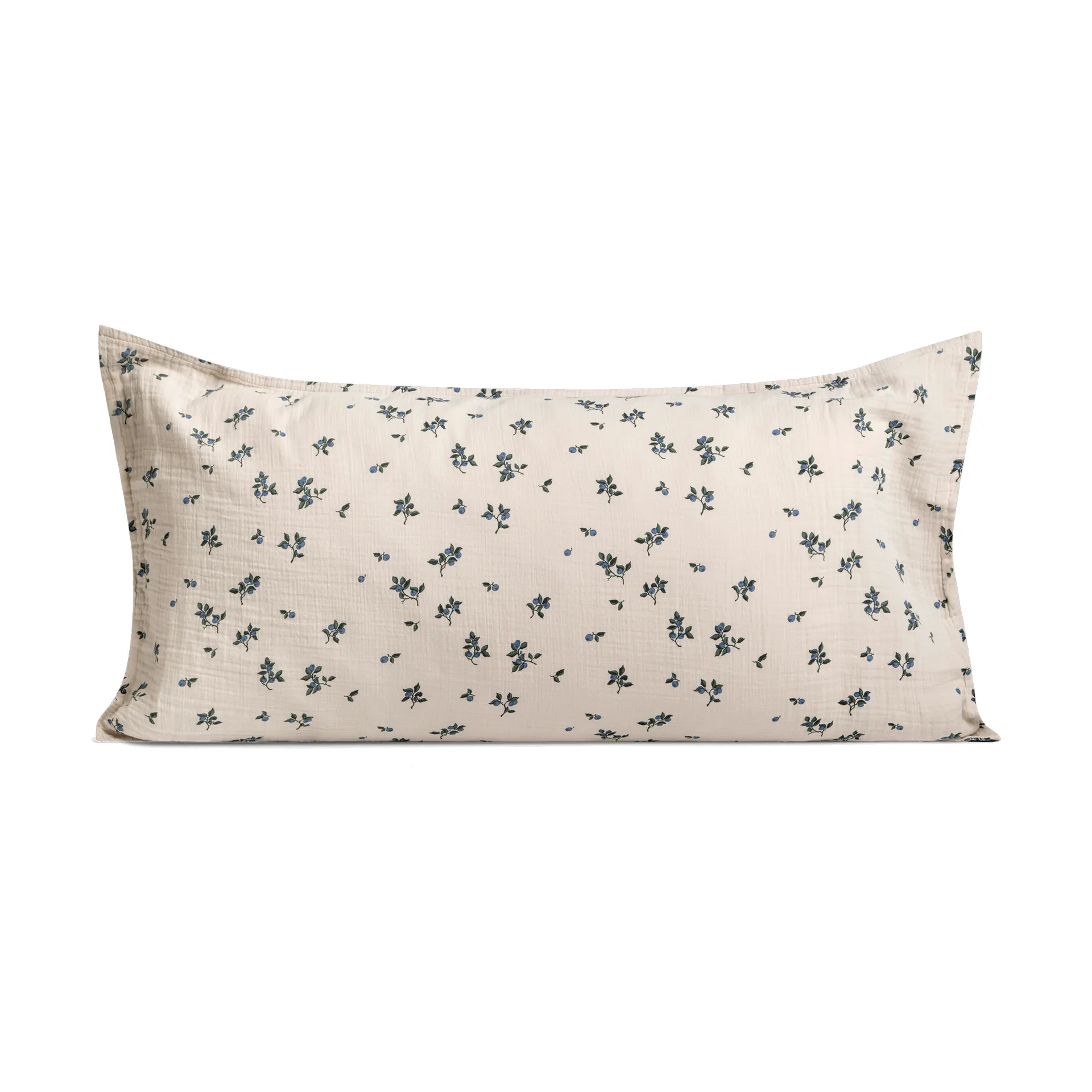 Blueberry Muslin pillowcase, 50x90 cm Garbo&Friends