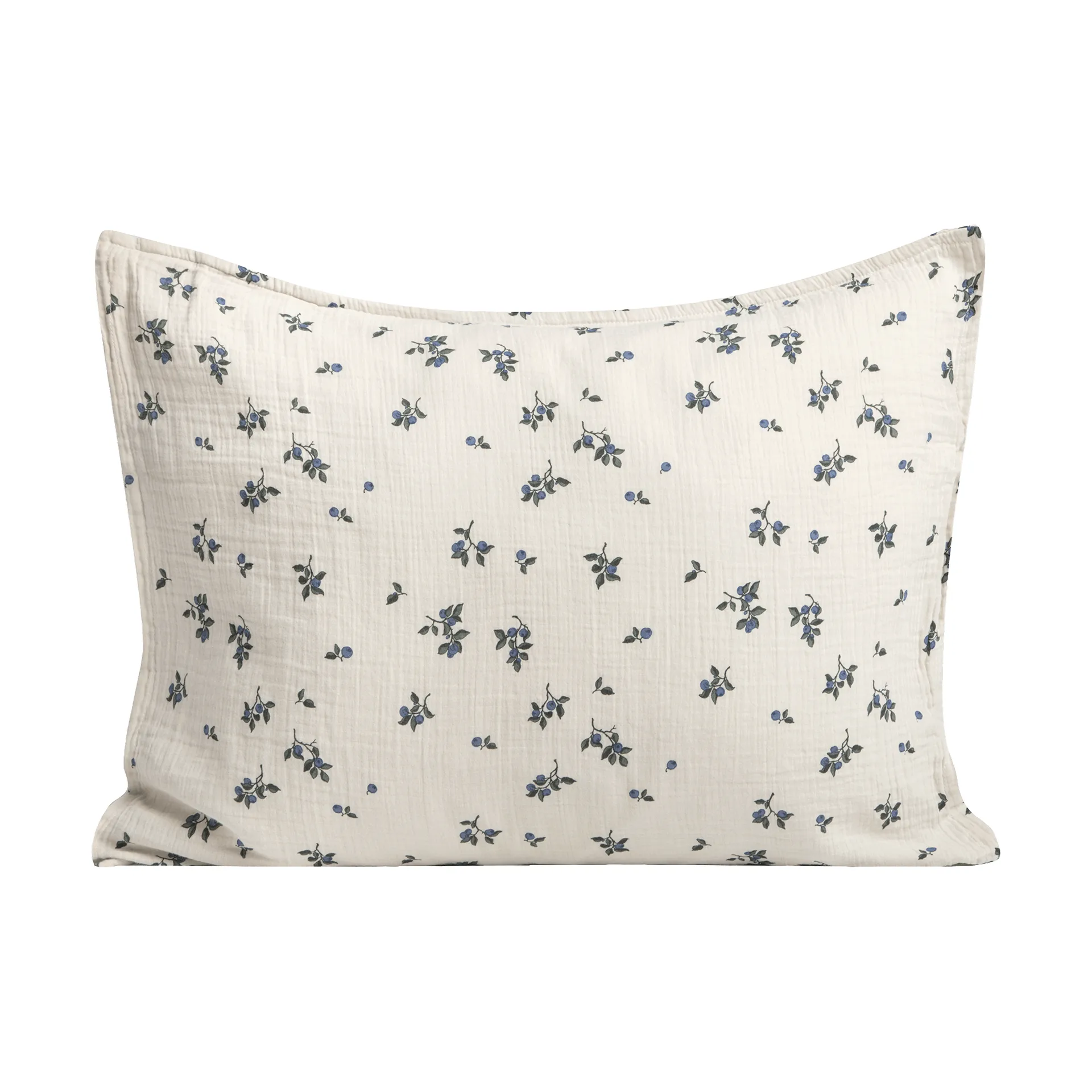 Blueberry Muslin pillowcase, 80x80 cm Garbo&Friends