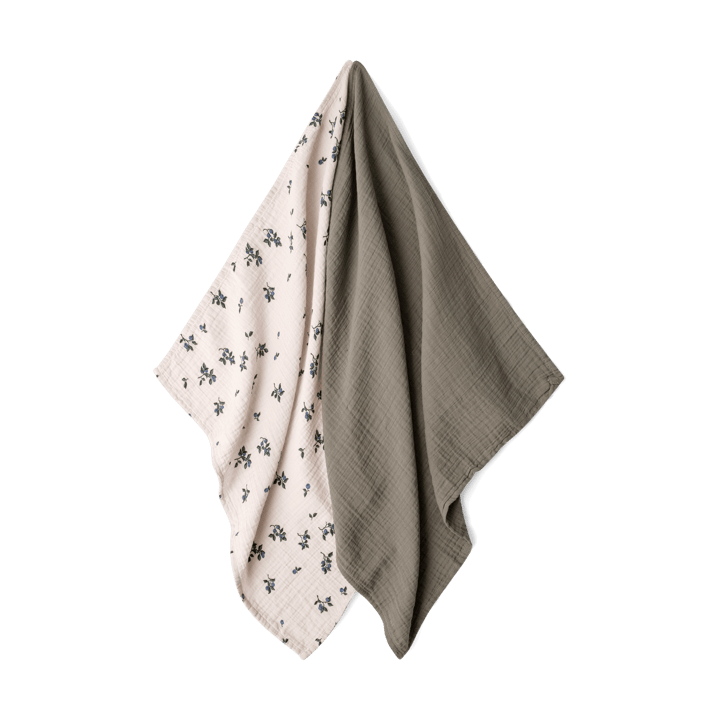 Blueberry Muslin small blanket 2 pieces - 60x60 cm - Garbo&Friends